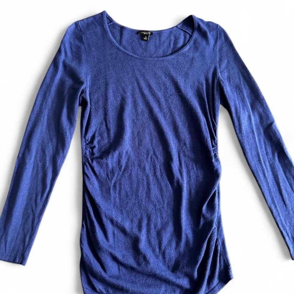 Womens Ann Taylor Purple Blue
Long Sleeve Work Casual Medium
